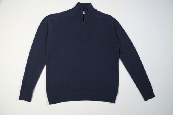 Cashmere 1/2 zip Sweater - Image 5