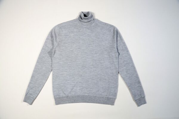 Merino Classic Roll Neck Sweater - Image 5