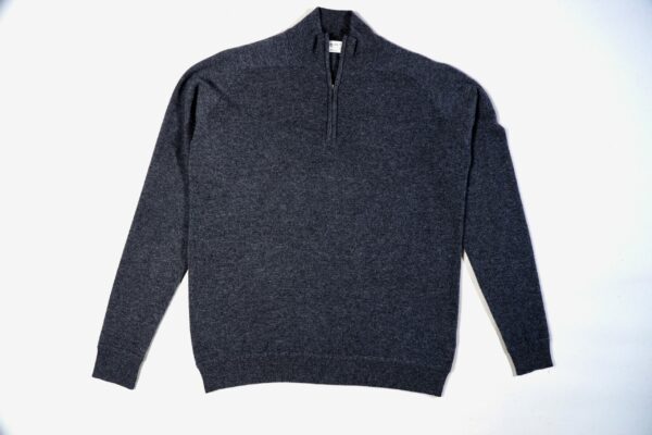 Pure Cashmere 1/2 zip Sweater - Image 5