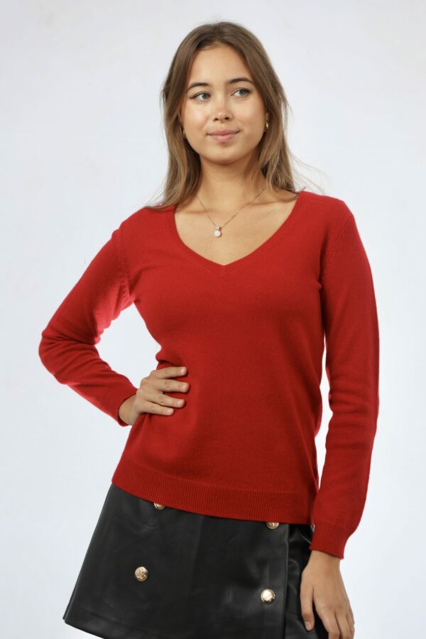 Pure Cashmere V-Neck Sweater