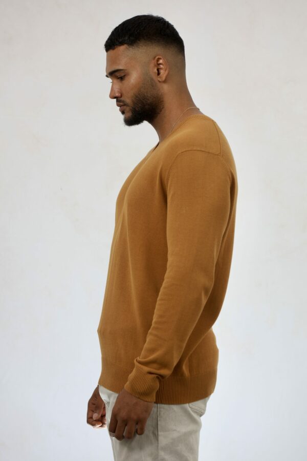 Classic V-neck Sweater - Image 3