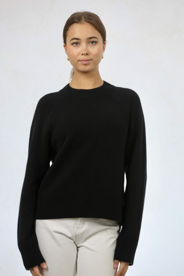 Extrafine Merino Wool Crew Neck Sweater - Image 3