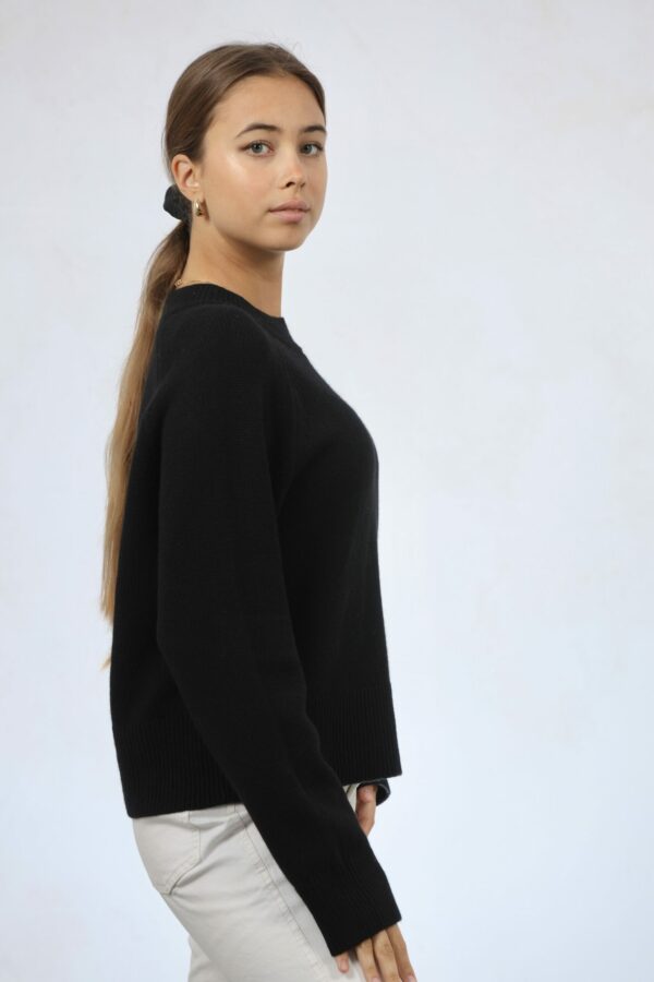 Extrafine Merino Wool Crew Neck Sweater - Image 2