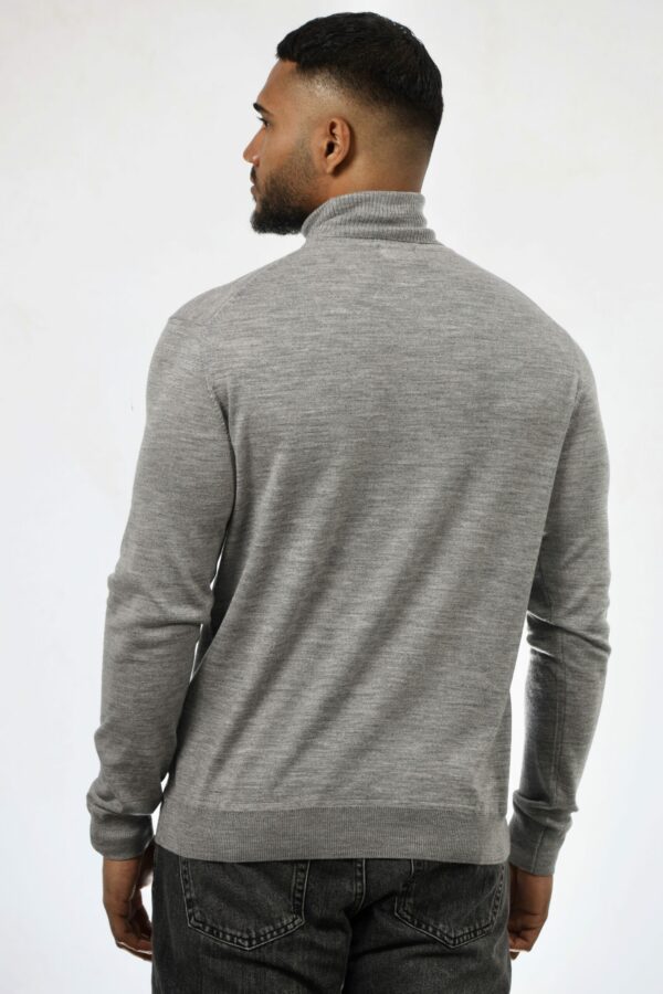 Merino Classic Roll Neck Sweater - Image 4