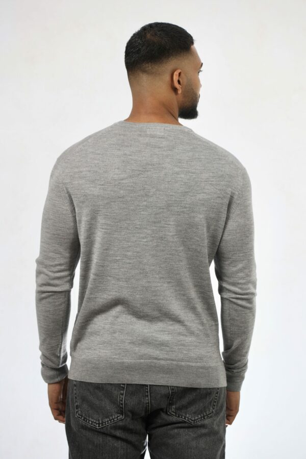 Merino Luxe V-Neck Sweater - Image 4