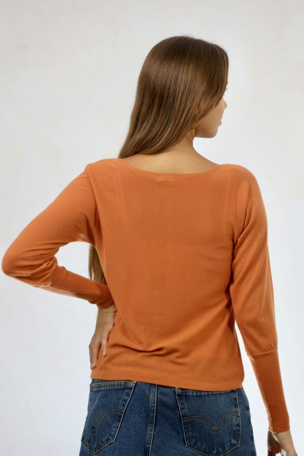 Pure Cashmere Boat Neck Sweater - Image 4