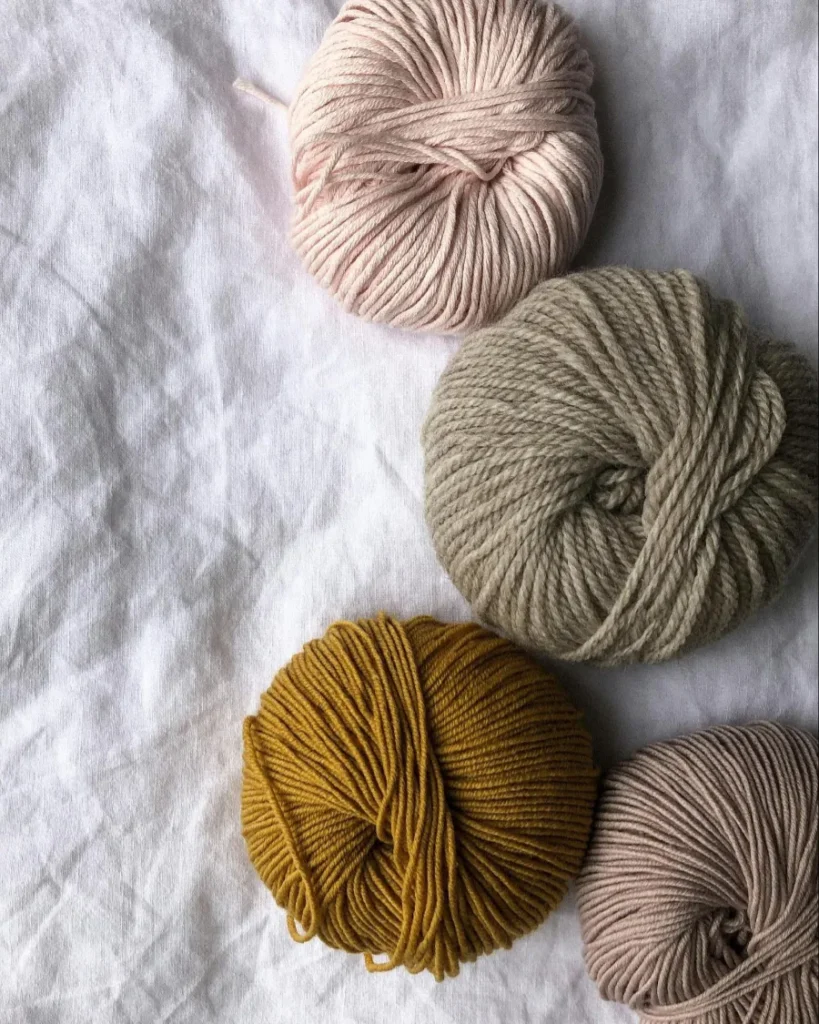 photo of balls of yarn